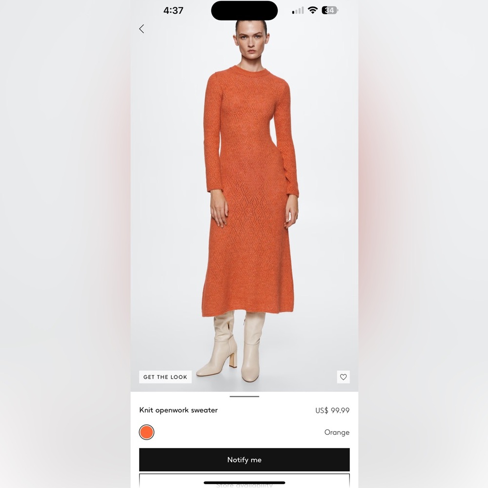 Mango dress